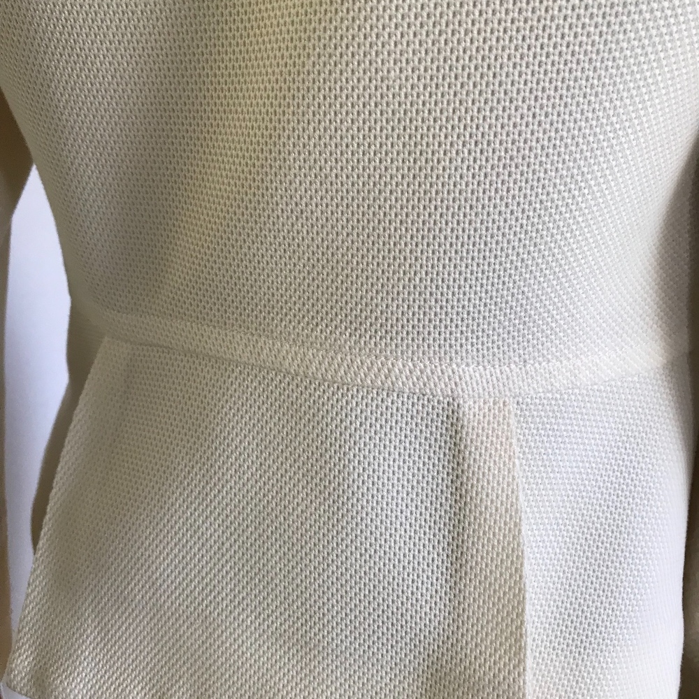 CHRISTIAN LACROIX Jkt Off Wht Creme Embroidered 6 - Picture 8 of 8